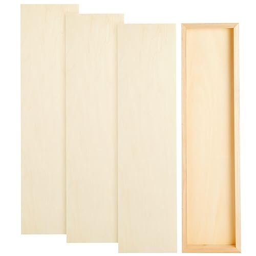 Bright Creations Unfinished Wood Panels for Panel Painting & Blank Canvas